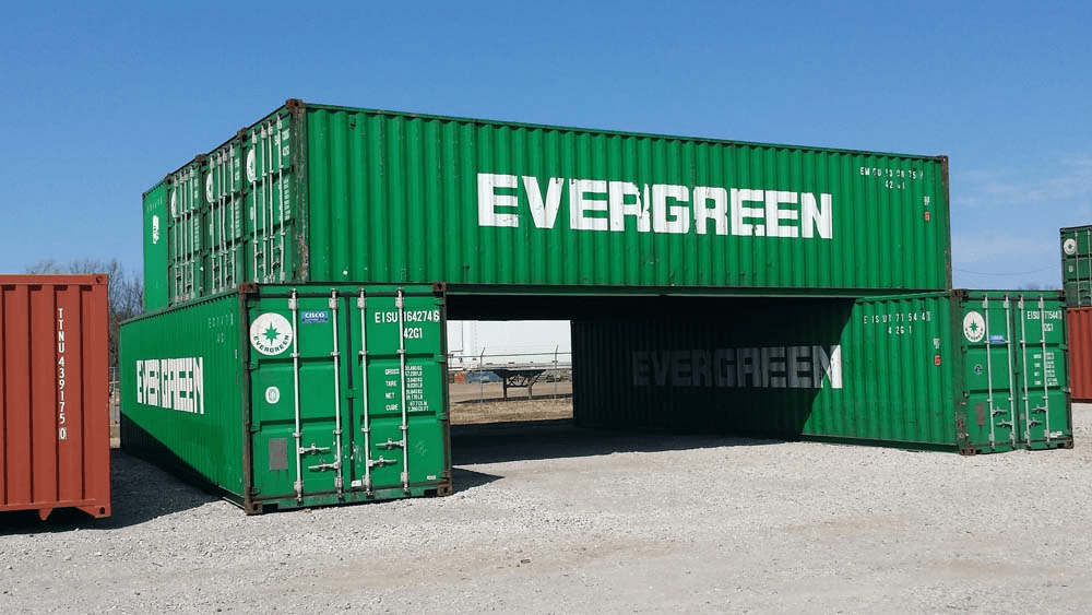 Wind and watertight shipping containers