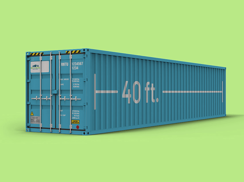40 foot shipping container