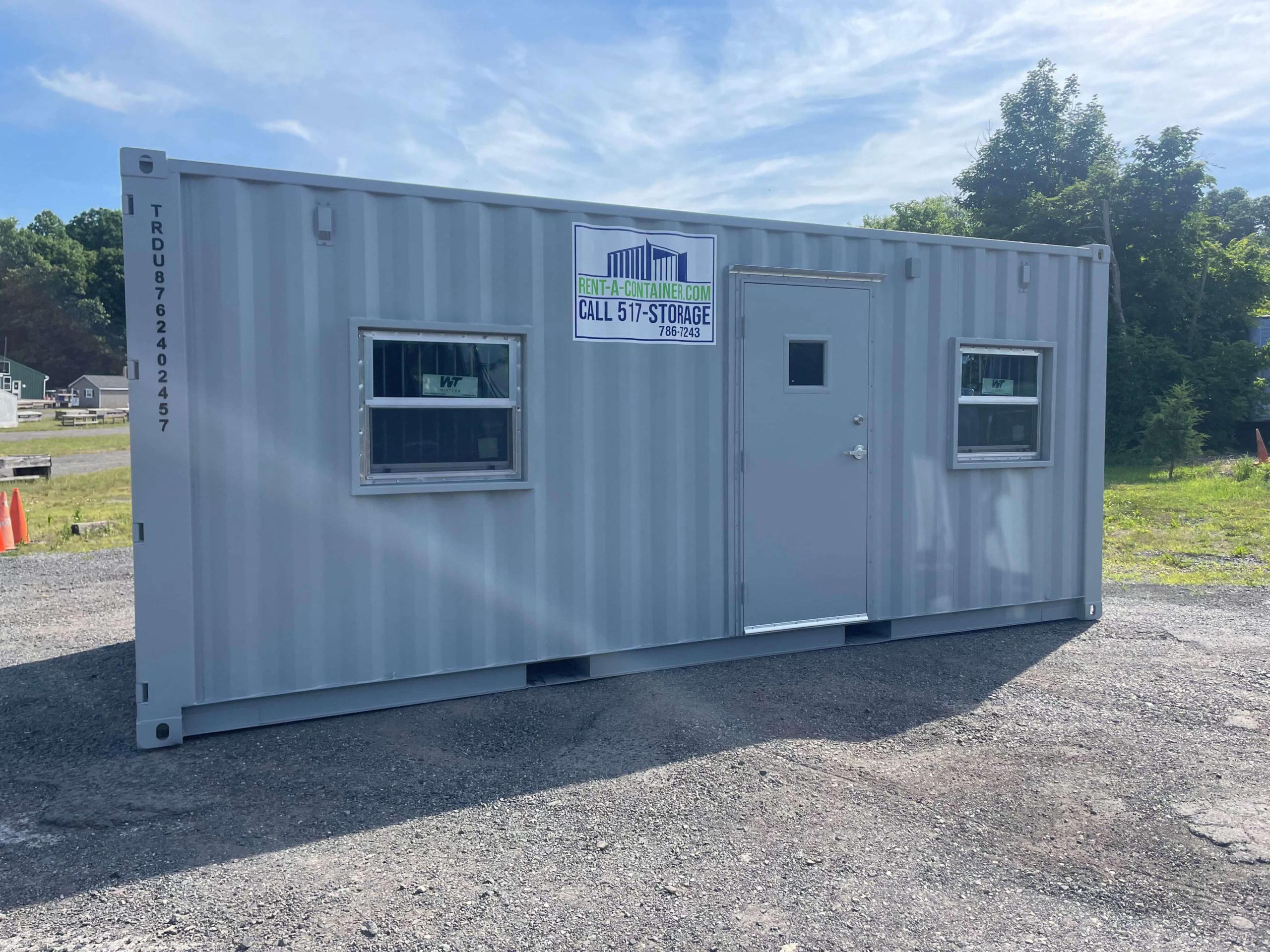 A rent-a-container shipping container in Philadelphia