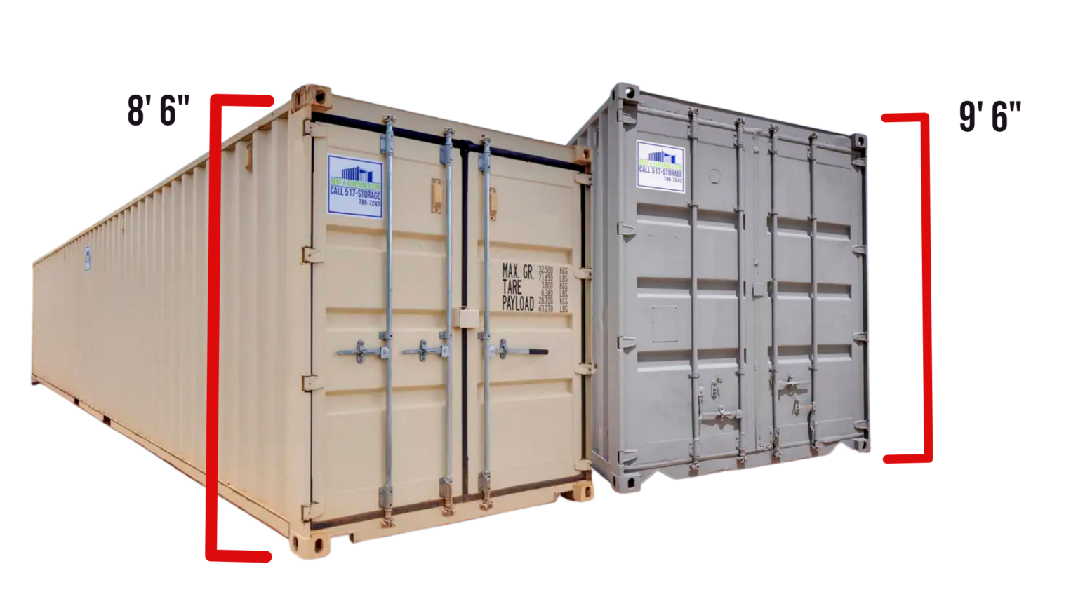 Standard Vs High Cube Container What S The Difference Rent A Container