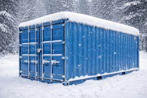 winter jobsite safety storage